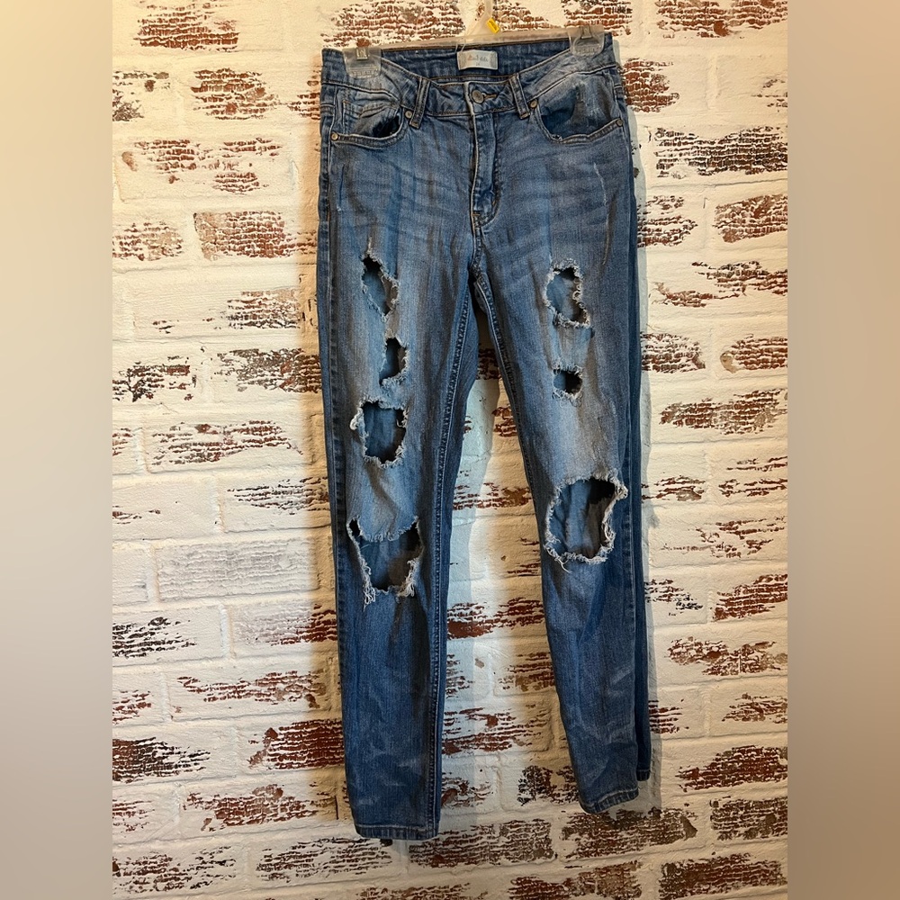 Altar’d State Jeans Distressed Ripped Skinny Size 24 Waist